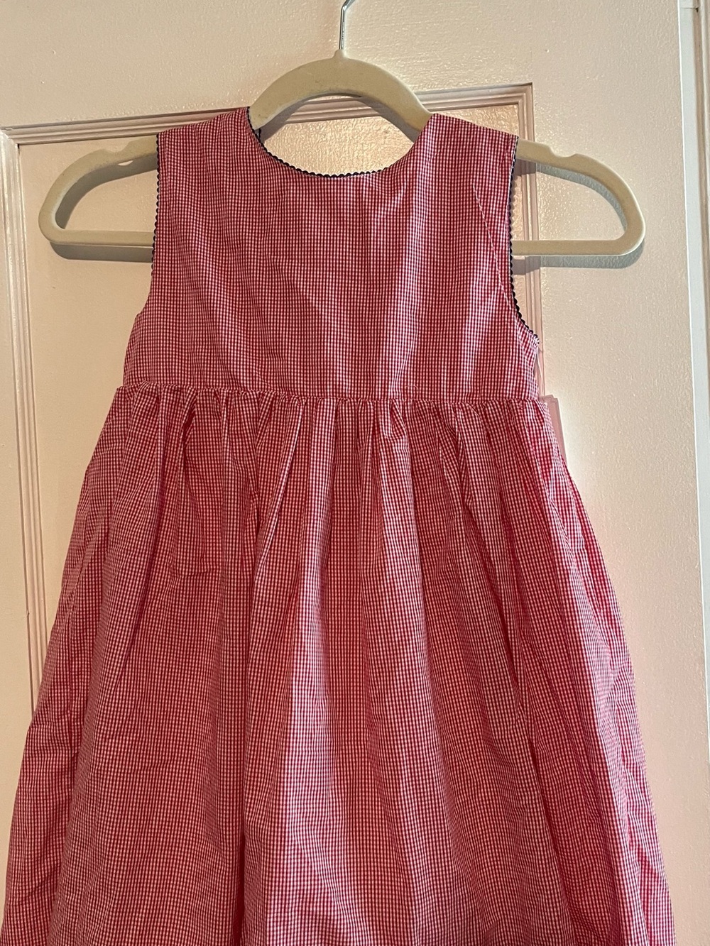 NWT Edgehill Collection Girls Red Gingham Dress – Size 6